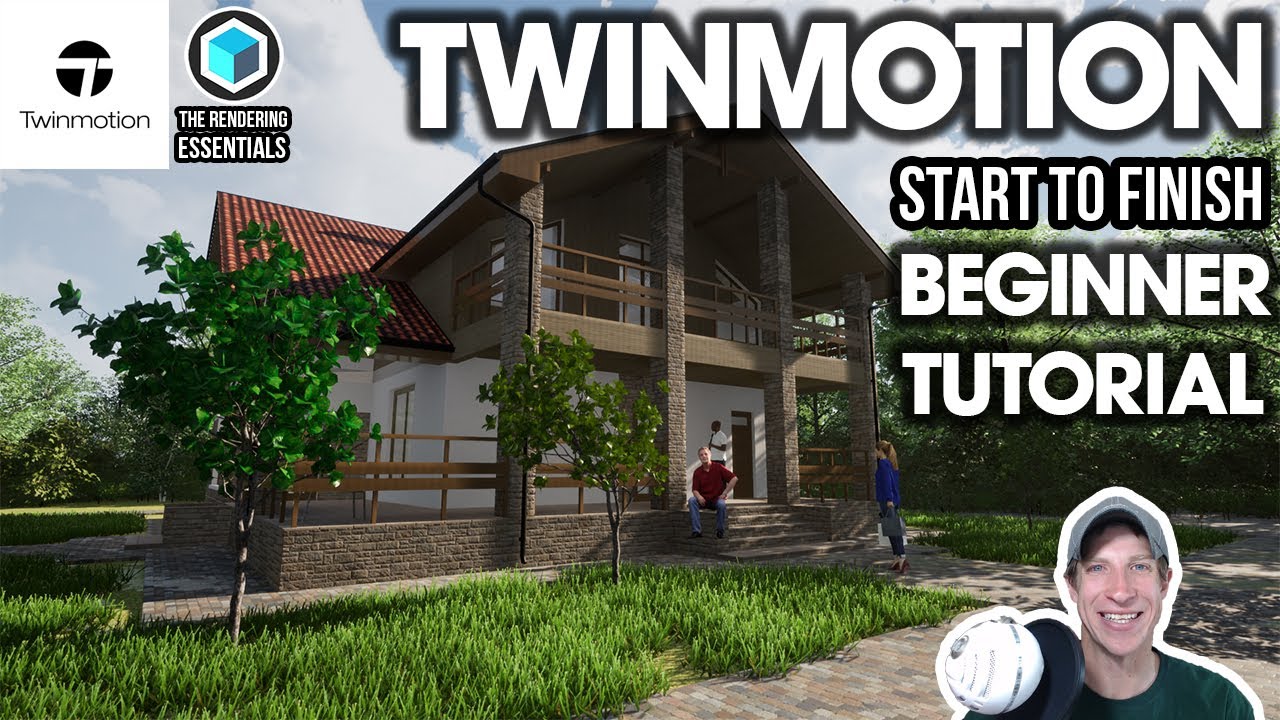 Рендеринг модели SketchUp в Twinmotion ДЛЯ НАЧИНАЮЩИХ — краткое пошаговое руководство от начала д...