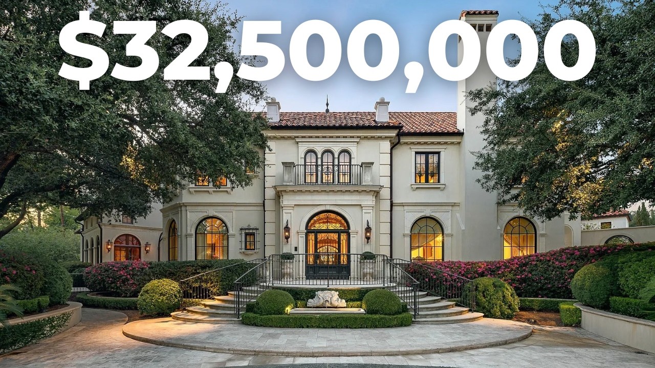 This $32.5M Dallas Mansion Will Blow Your Mind!