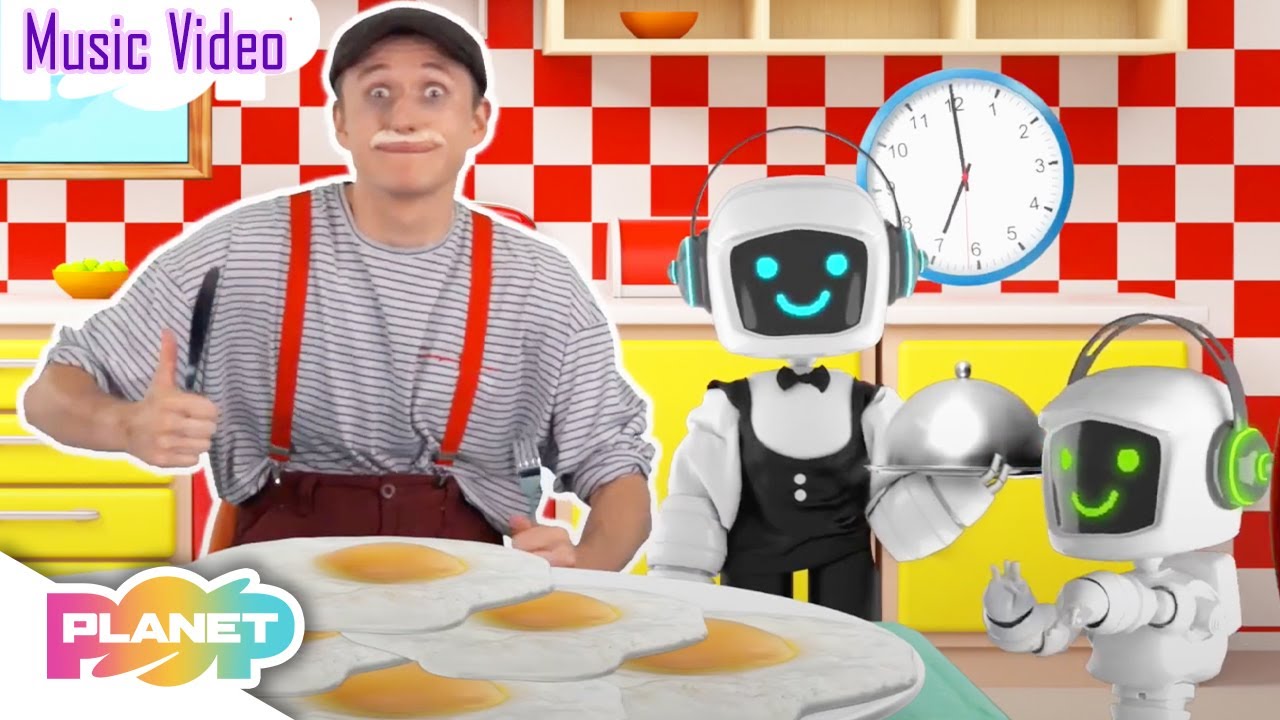 Dad's daily routine | ESL Songs | English For Kids | Planet Pop #PlanetPop #learnenglish