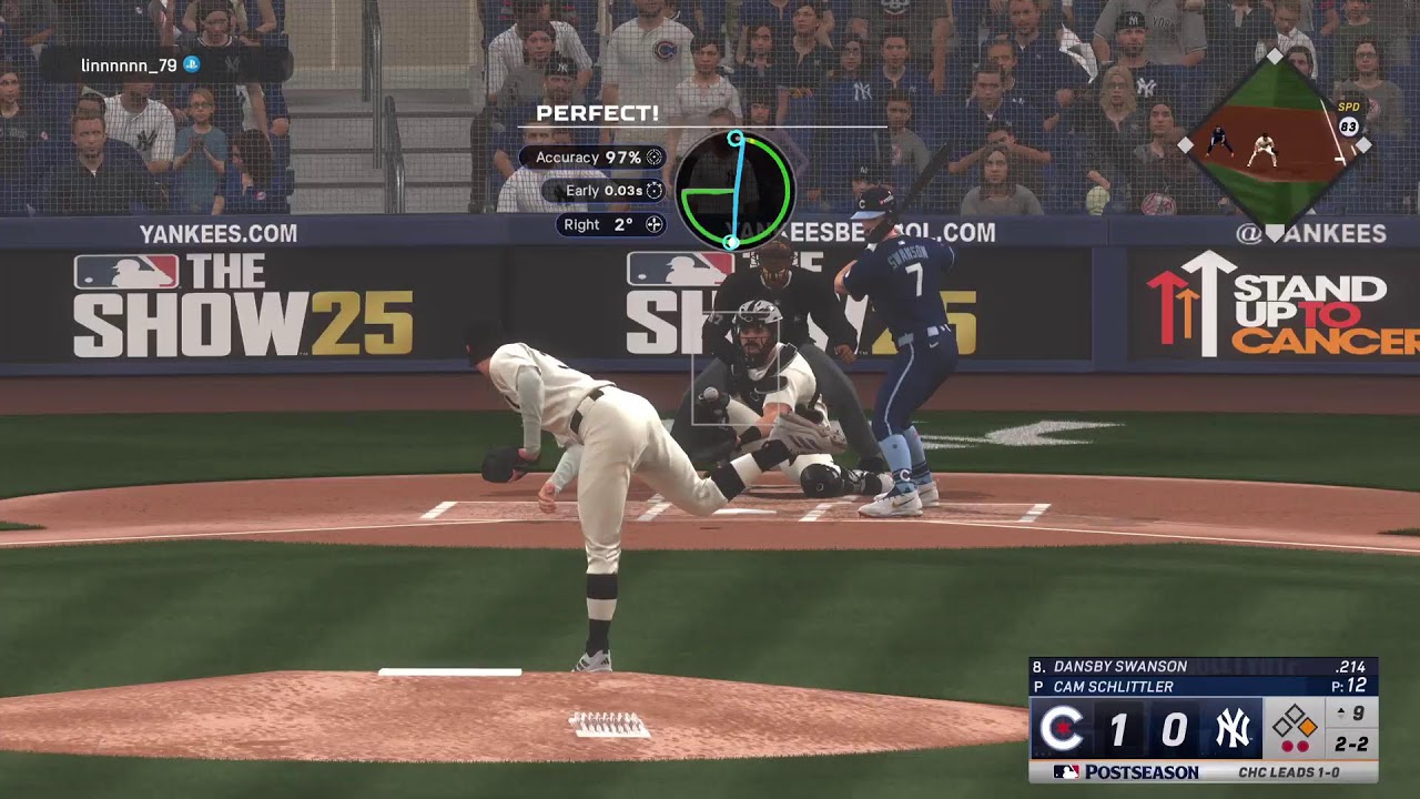 TFL 15TH PLAYOFFS NYY VS CUBS G2