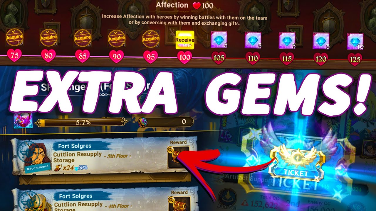Farming Affection During Half Stam! FREE DIAMONDS (New Players) | The Seven Deadly Sins: Grand Cross