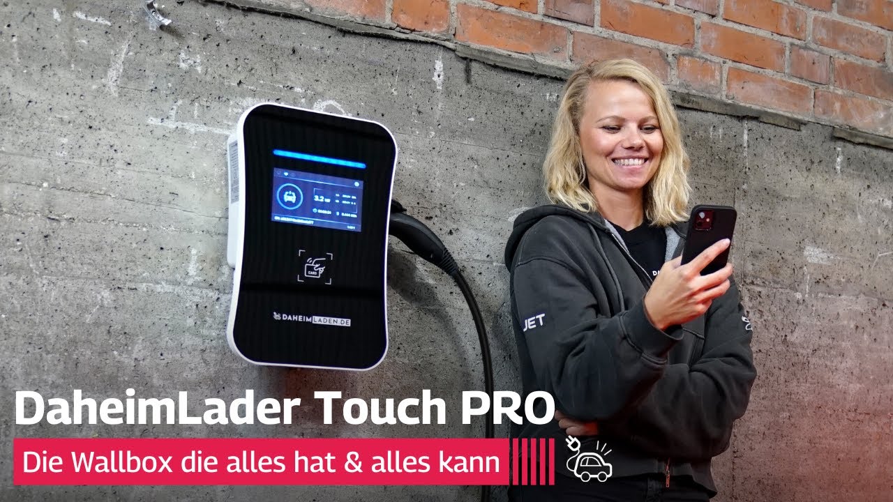 DaheimLader Touch PRO Wallbox mit Stromz&auml;hler in 100 Sekunden