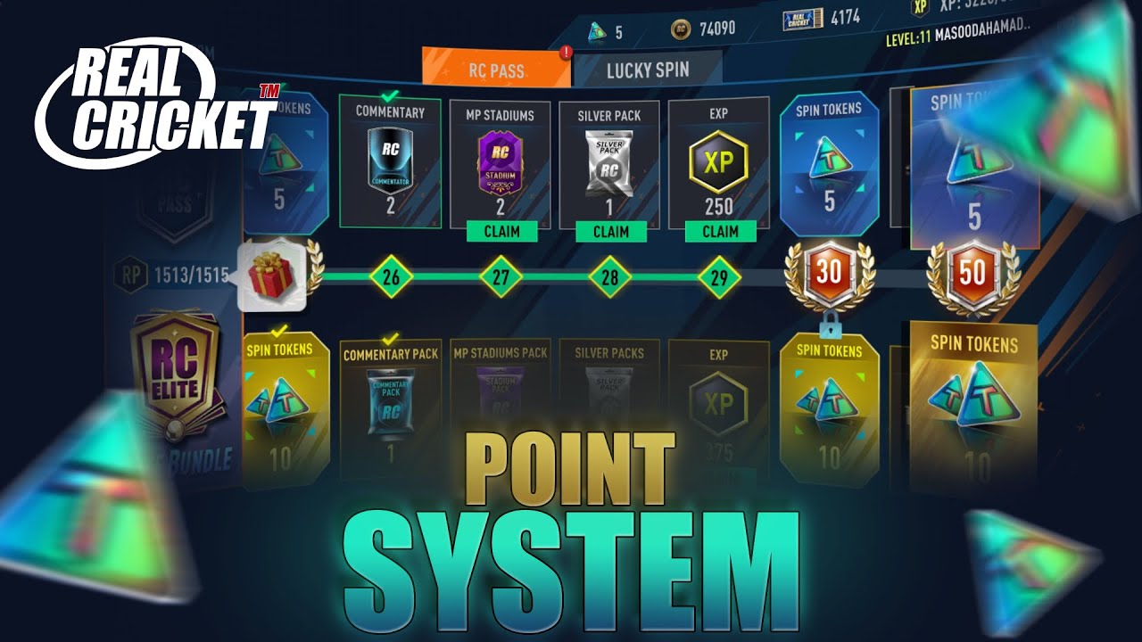 RC Pass Point System Explained 🔥 100% Auto Play vs 0% Auto Play #realcricket 