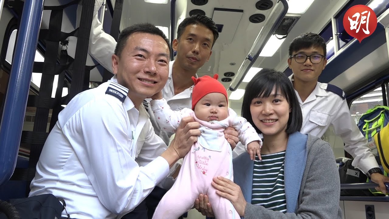 車上接生 嬰臀部先出 救護解纏頸臍帶救活女嬰