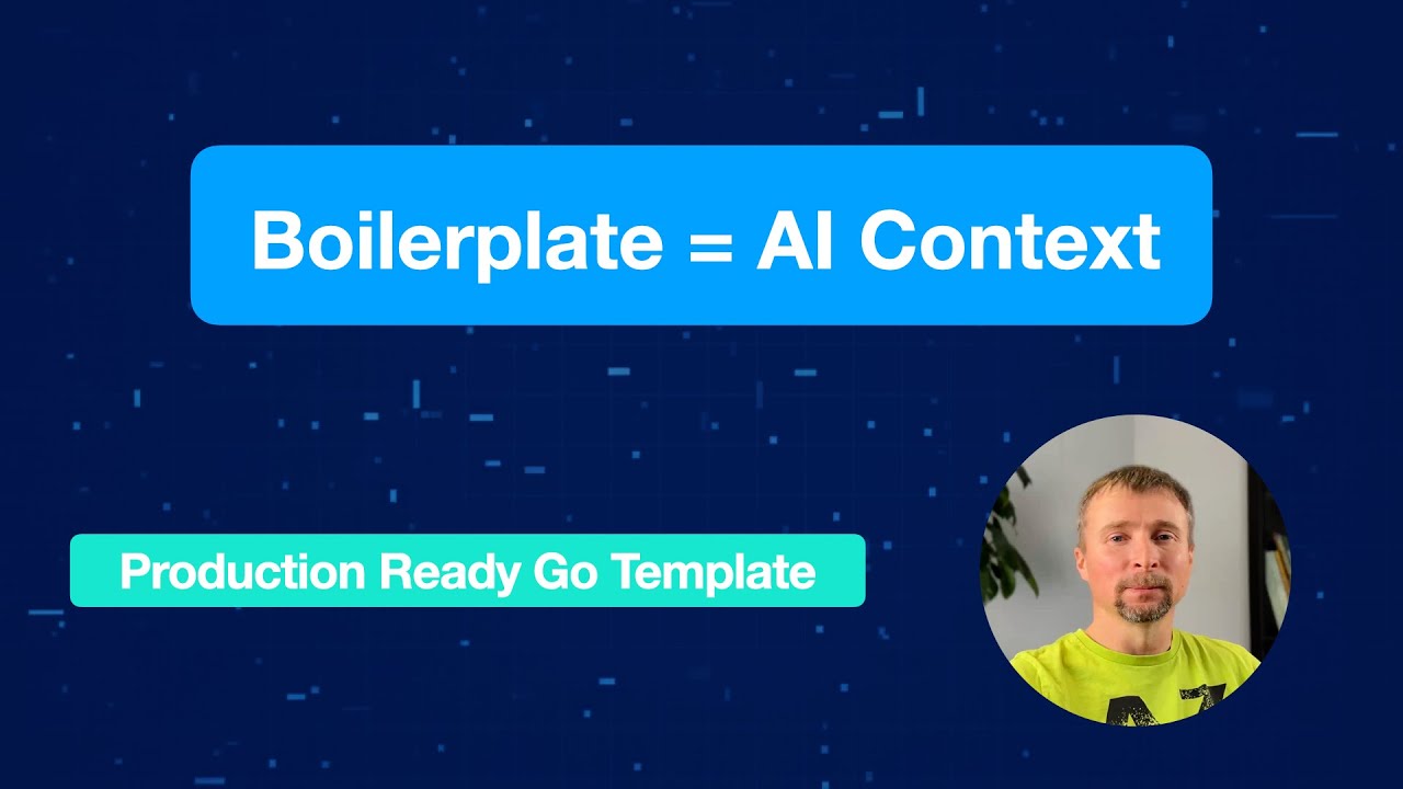 Boilerplate Is Context, Not Debt: AI-Ready Go Services