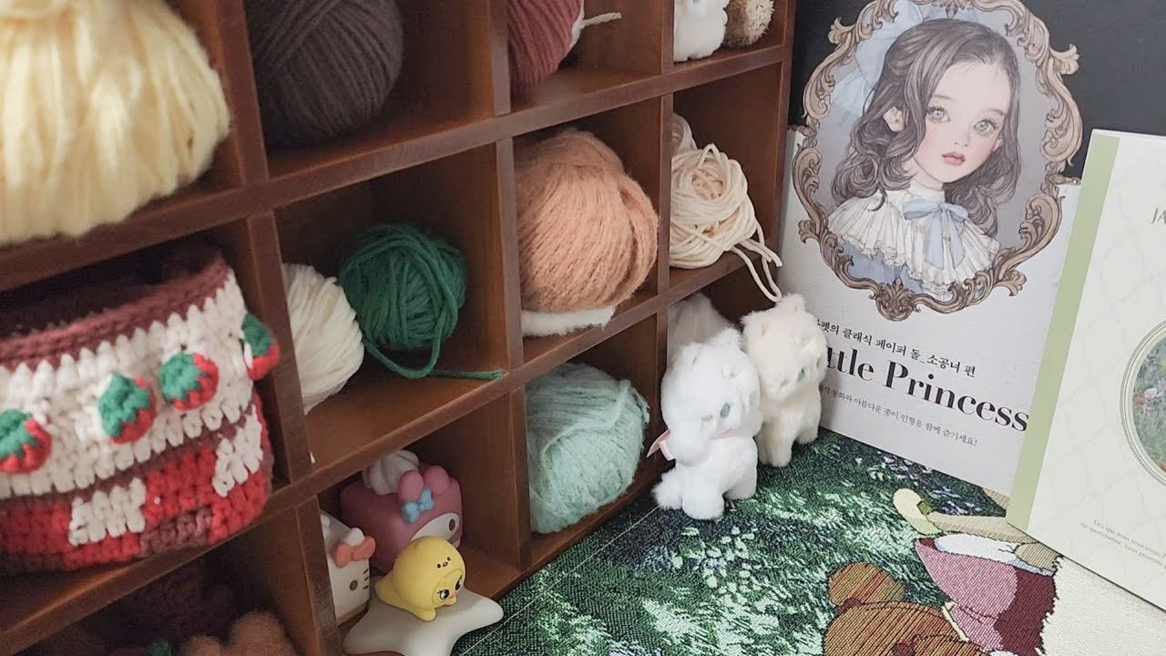 🍂작은 일상 기록 || 뜨개러가 되.. | 지브리매트구매 | 유니세프후원반지 | skz 공백기 견디기 취미 공유
