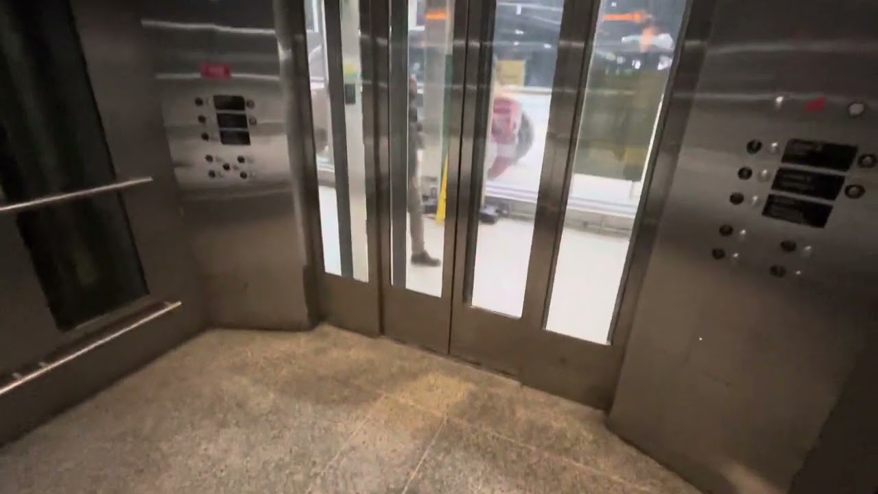 Schindler Hydraulic Glass Elevators @ JFK Airport Terminal 8 AirTran Station in New York, NY