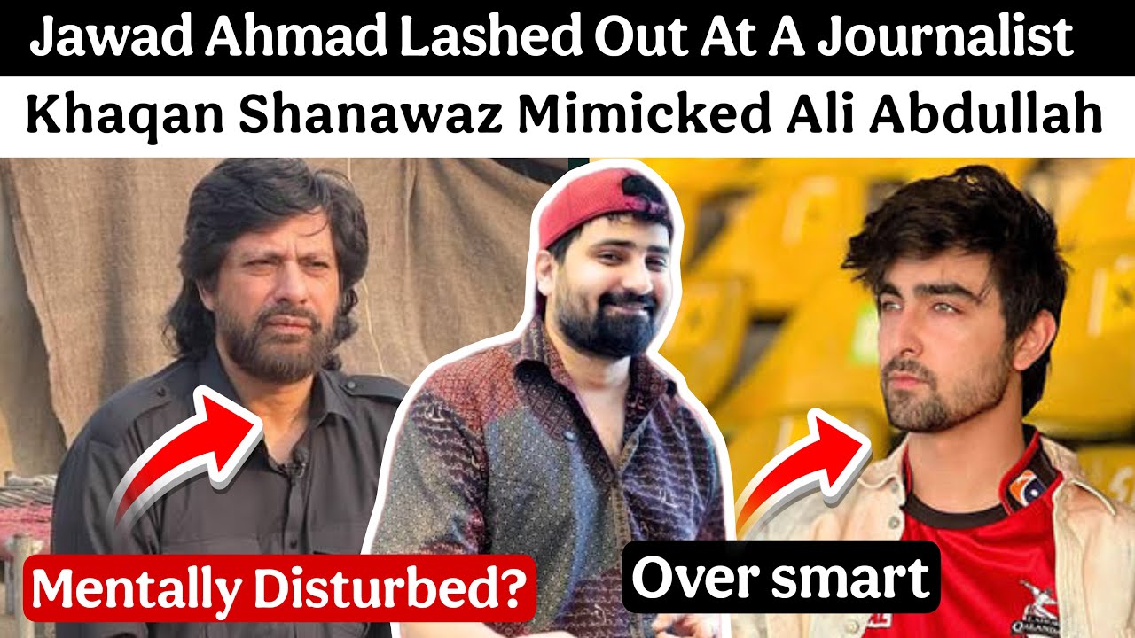 Jawad Ahmad Viral Video Controversy | Khaqan Shahnawaz mimicked Comedian Ali Abdullah 