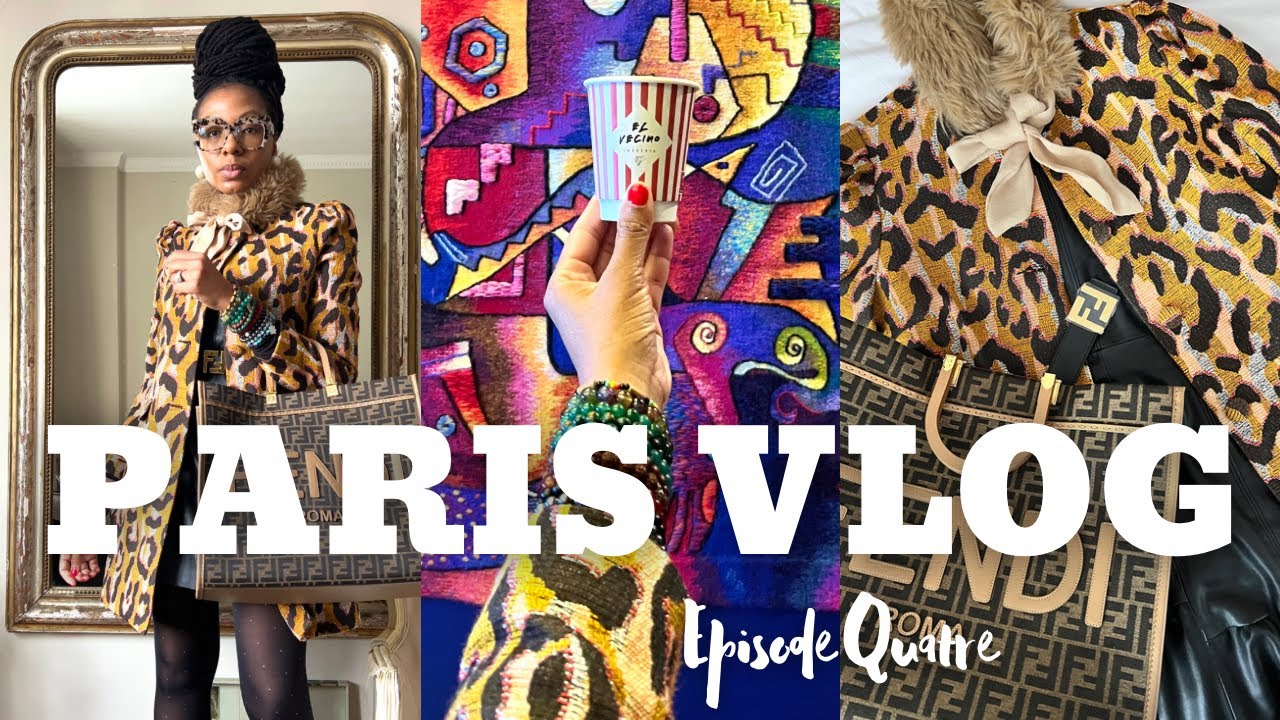 PARIS VLOG IV | VINTAGE SHOPS | COCKTAILS| LOUIS VUITTON | WALKING TOUR | OOTD | FENDI SUNSHINE