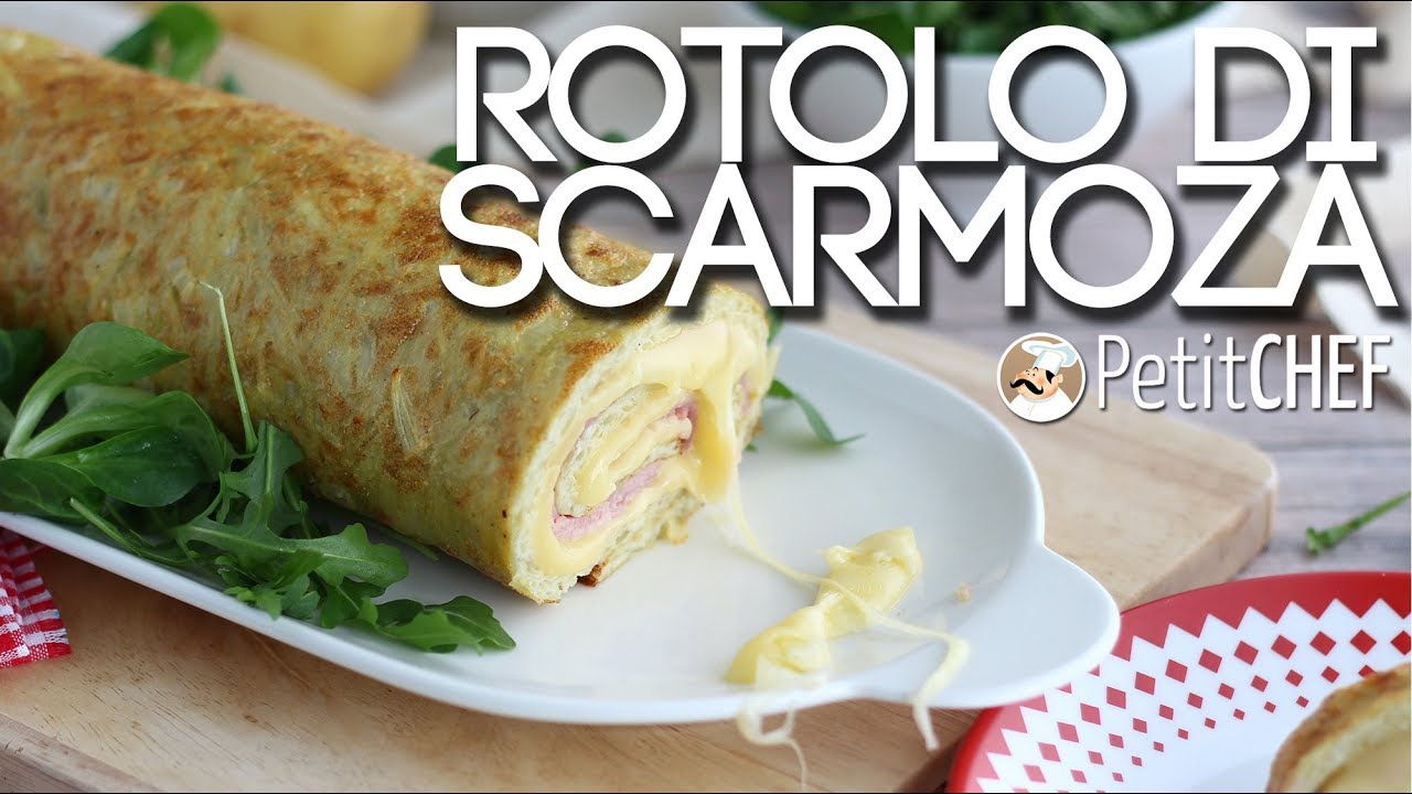 Rotolo di patate con scamorza e prosciutto cotto - Ricetta Facile PetitChef.it