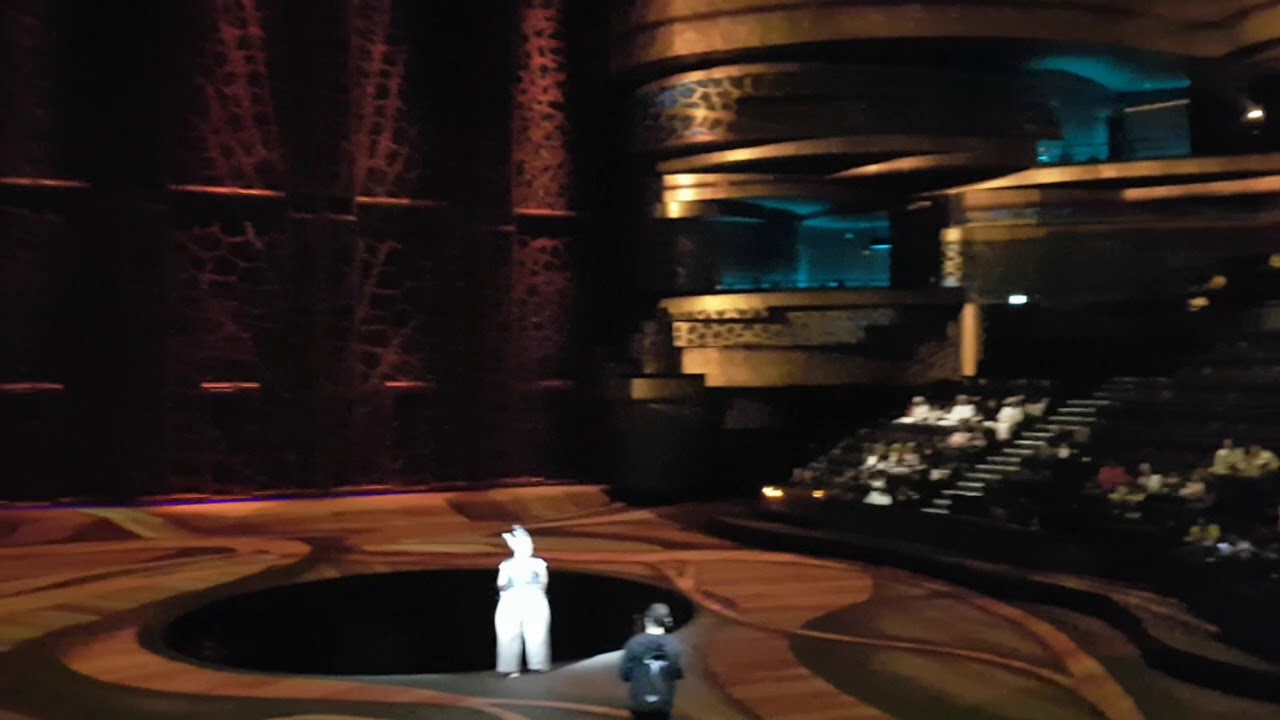 View From Gold Seating - Le Perle Dubai
