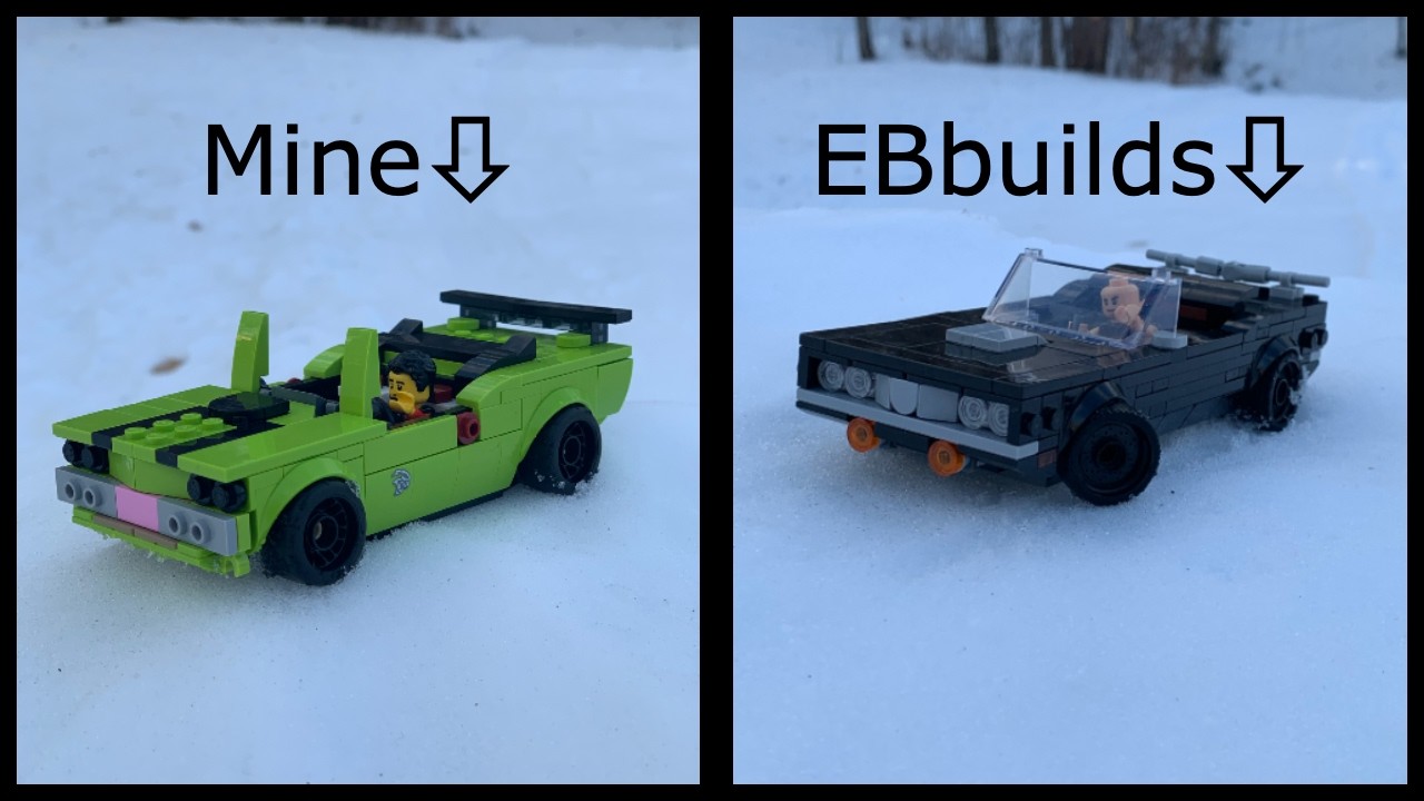 Lego 1971 Plymouth Barracuda Alternate Build Challenge