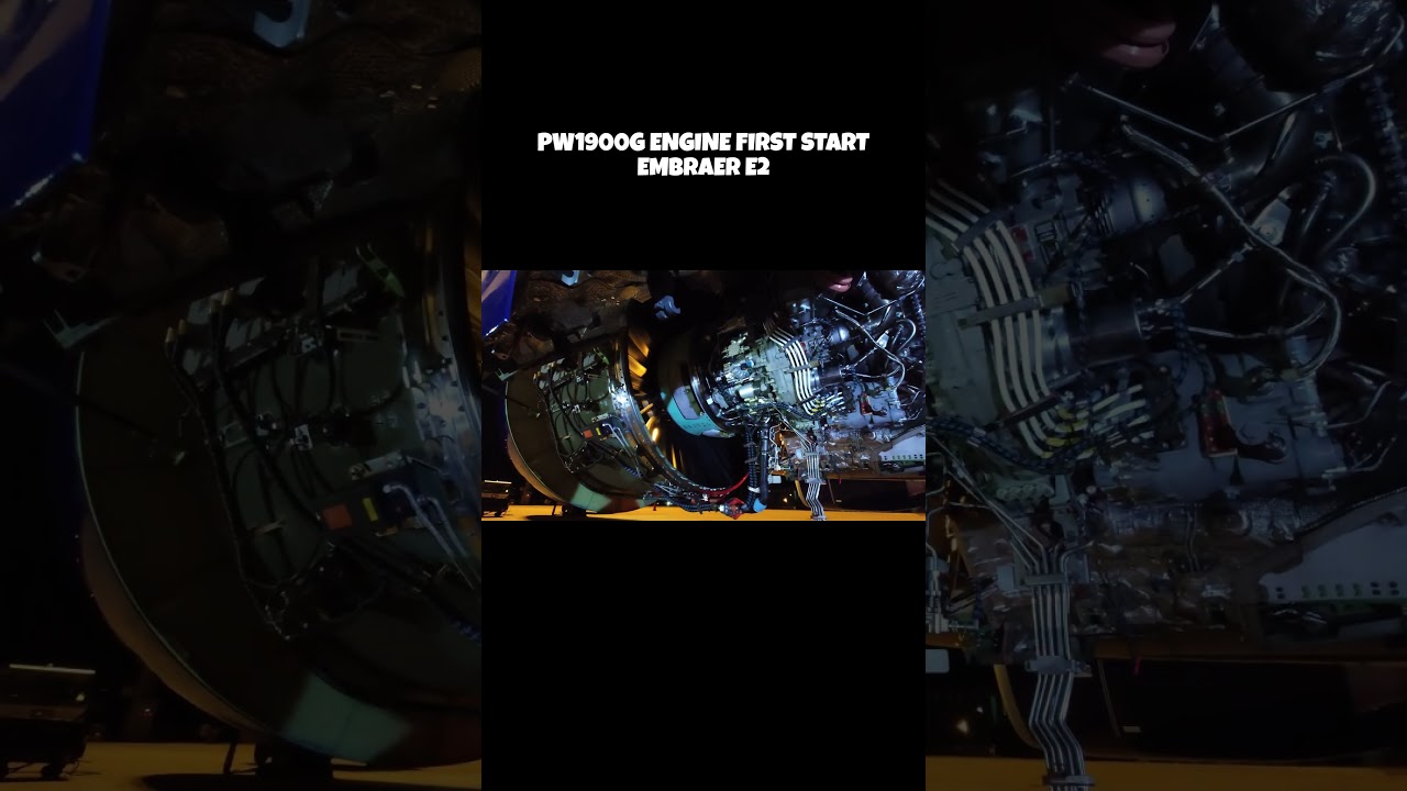 Embraer E2 - PW1900G ENGINE FIRST START