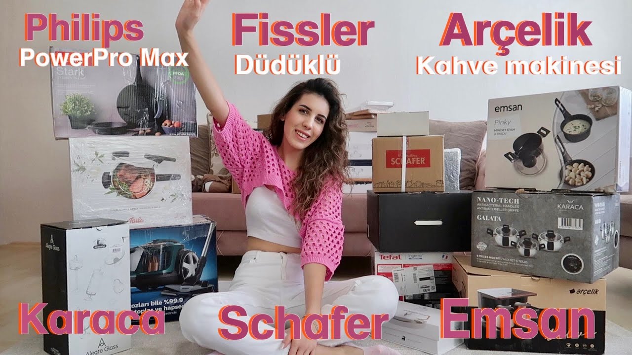 Çeyize Aldıklarım  Part 1 | Kutuları Beraber Açalım♥️