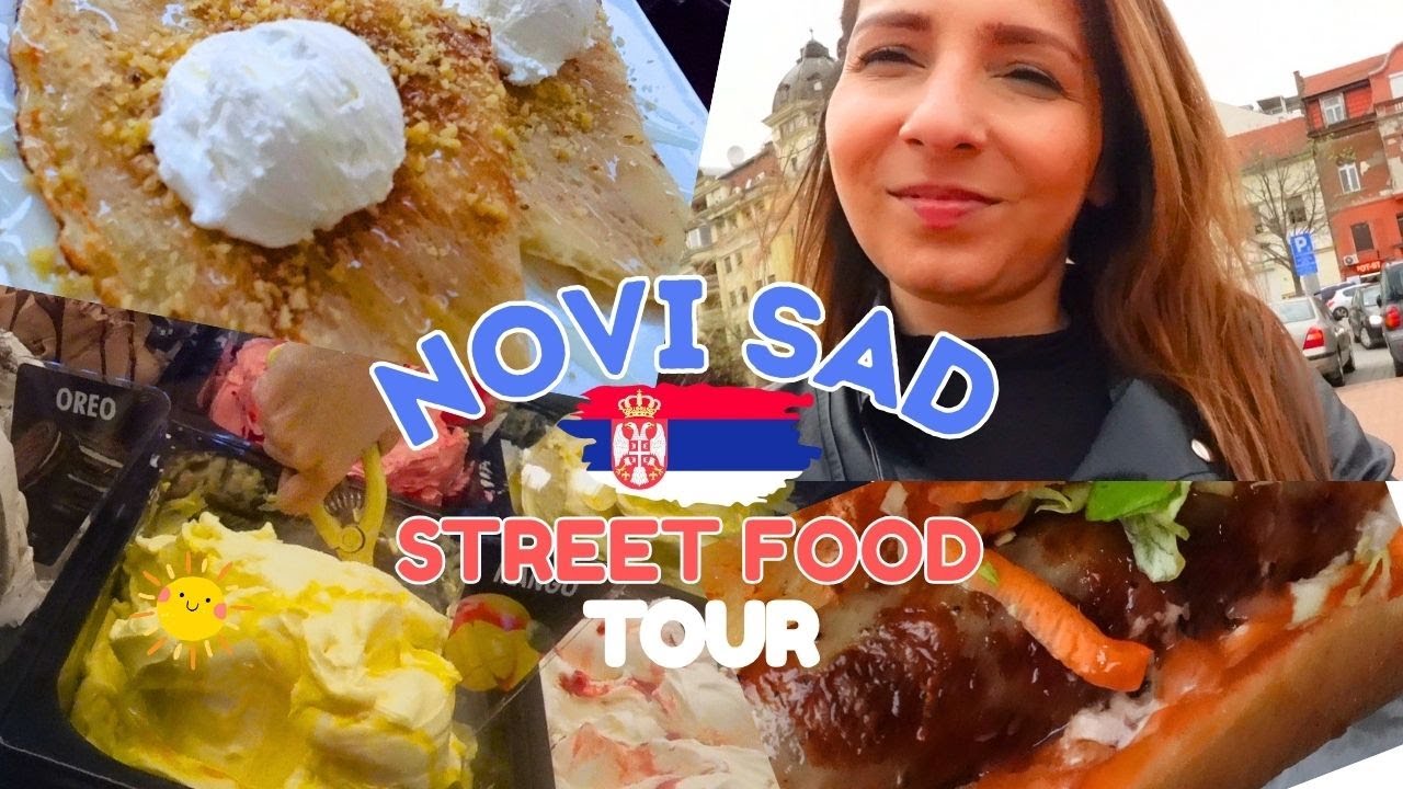 🇷🇸 Novi Sad, Serbia Food Tour | Pljeskavica, Palacinke, Sausage & Gelato