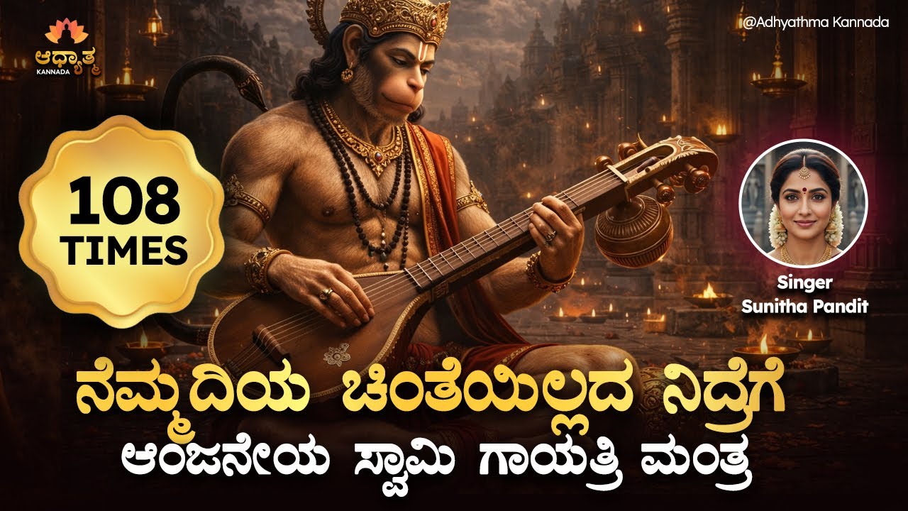 🌿 ನೆಮ್ಮದಿಯ, ಚಿಂತೆಯಿಲ್ಲದ ನಿದ್ರೆಗೆ ಮಲಗುವ ಮುನ್ನ ಇದನ್ನು ಕೇಳಿರಿ! Hanuman Peaceful Sleep Meditation Mantra