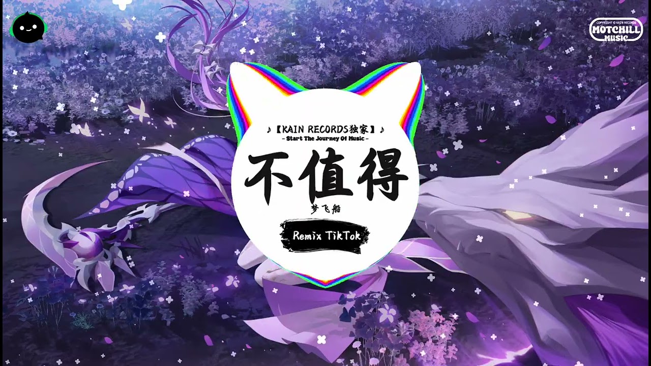 不值得 (抖音DJ版) - 梦飞船『不值得我为你而坏了心情，我决定不为你而毁了心。』♪ || 抖音热门BGM神曲榜 | 抖音 | TikTok ♪