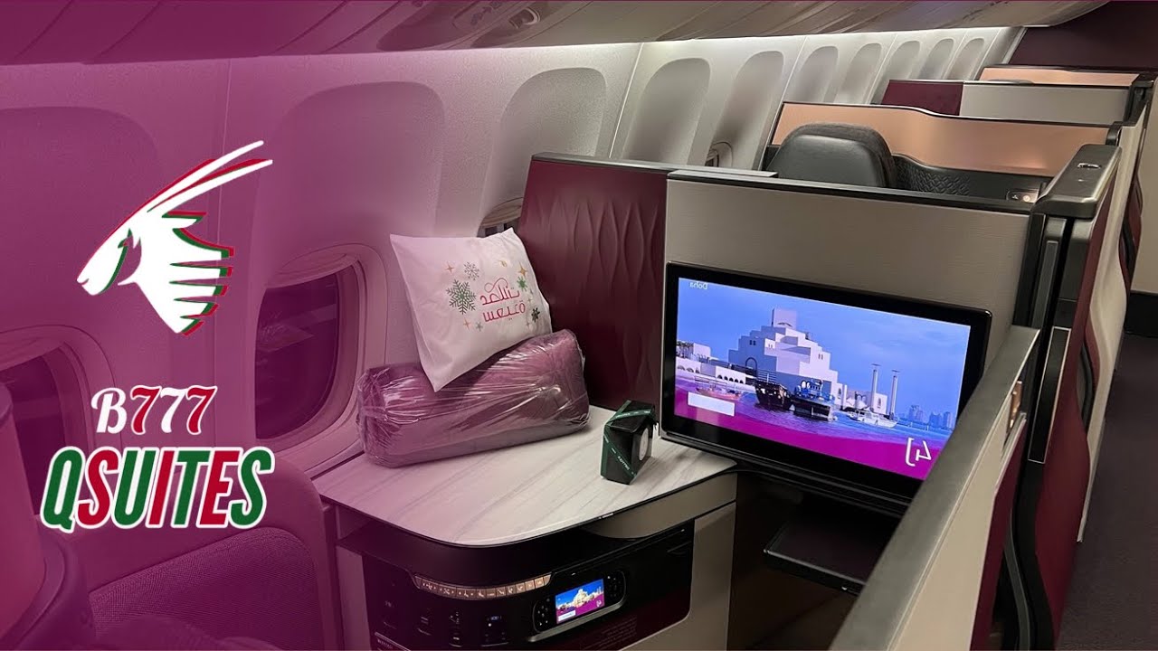 HAPPY HOLIDAYS! | The best time of the year to fly Qsuites | Boeing 777-300ER | Atlanta - Doha