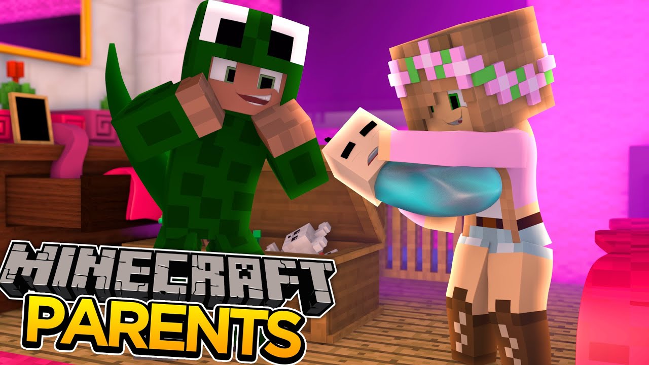Minecraft Parents : LITTLE KELLY AND LITTLE LIZARD'S BABY #1