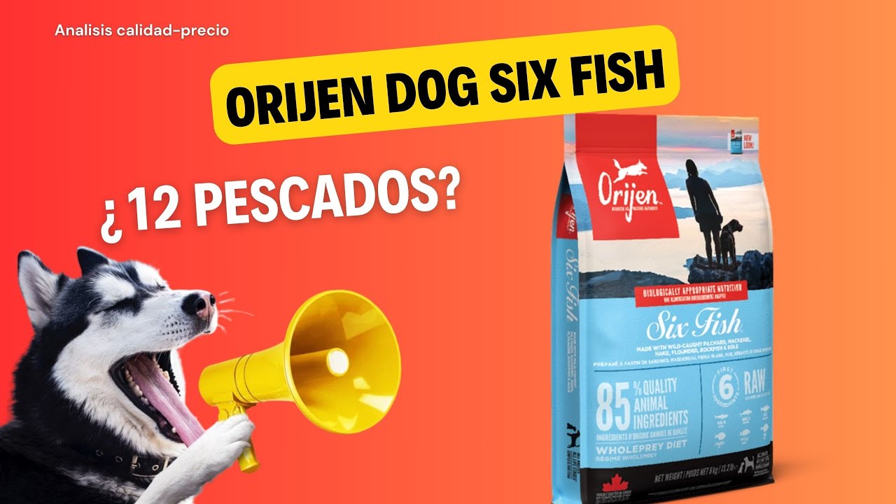 Análisis de alimento para perro: Orijen Dog Six Fish