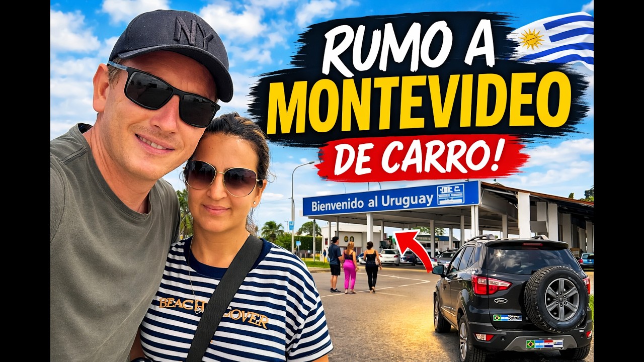 Rumo a Montevidéu 🇺🇾 | Camping na Praia do Cassino + Almoço na Estrada 🏕️🌊