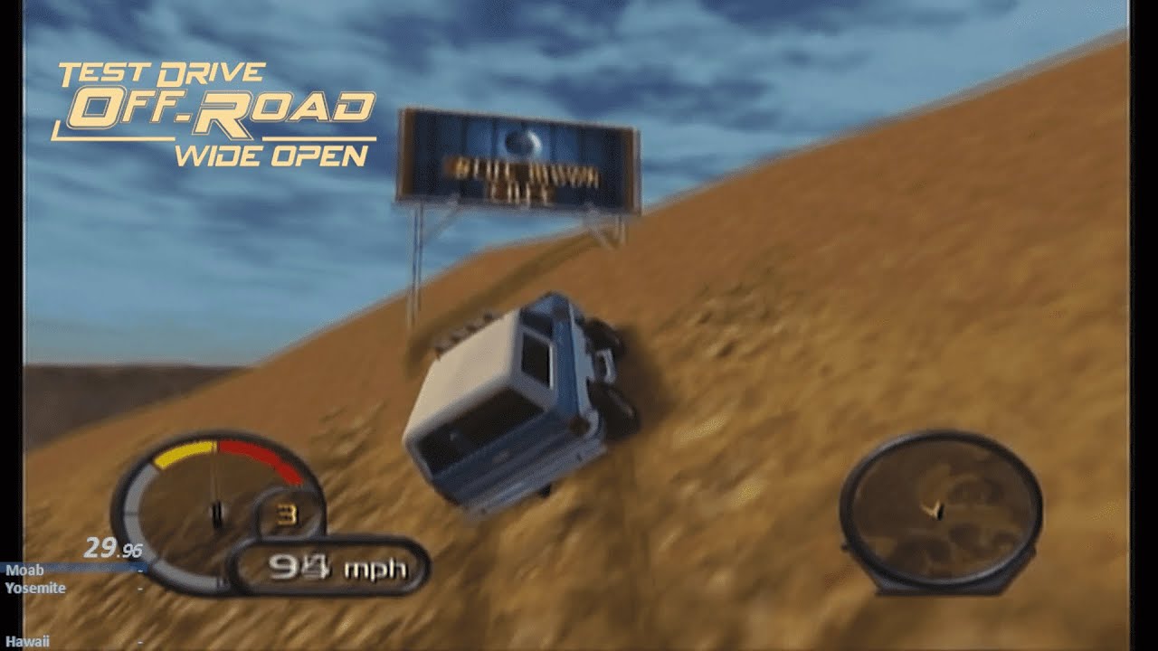 Test Drive Off-Road Wide Open Blue Moon Cafe (NG) Speedrun 5m 25s