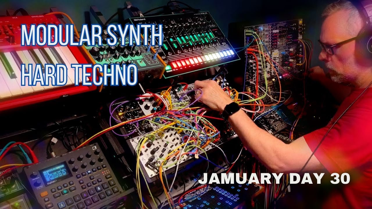Modular synth hard techno with Digitakt2 