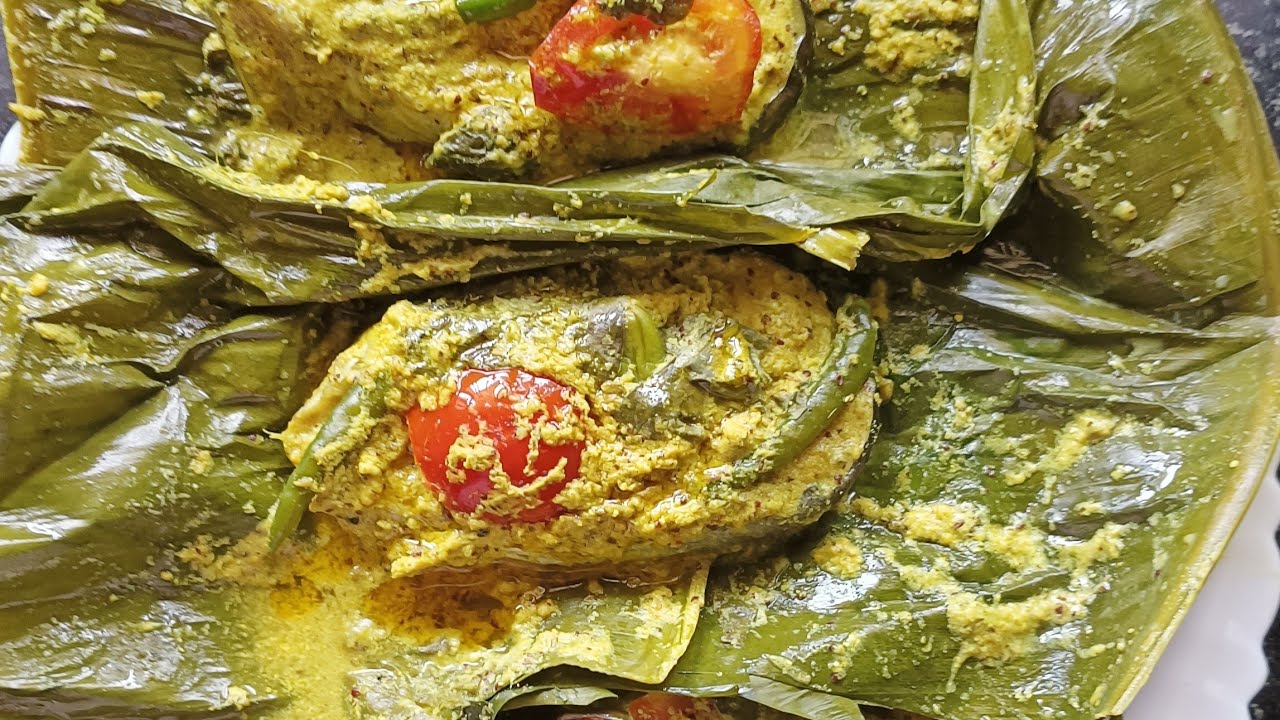 Patot Diya Maas ! Steamed Borali Fish in Banana Leaves ! Bhapa Borali 🦈