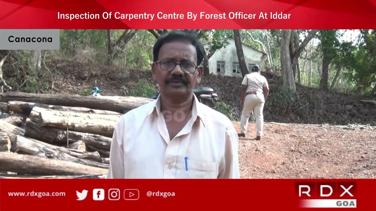 Inspection Of Carpentry Centre By Forest Officer At Iddar