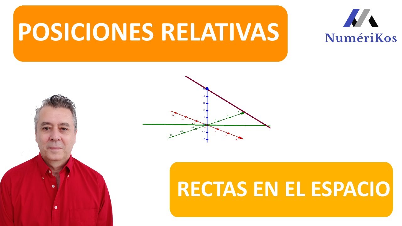 POSICIONES RELATIVAS RECTAS EN EL ESPACIO