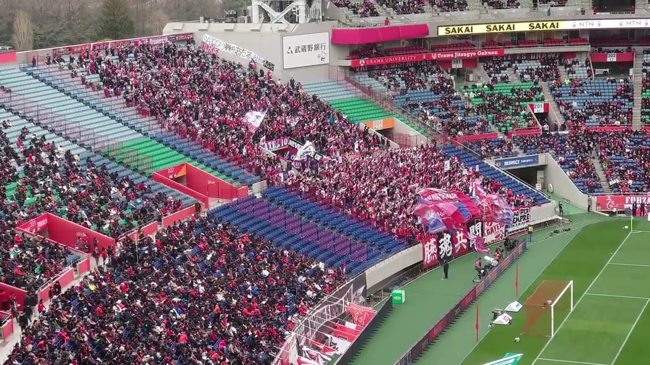 【ファジアーノ岡山】初埼スタ！桃太郎チャントでのご挨拶にブーイングでの歓迎 ～ 20250308