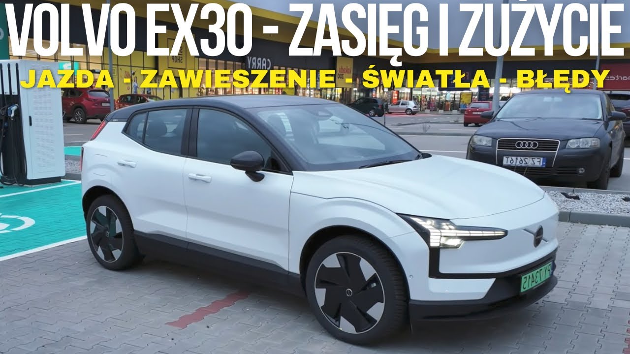VOLVO EX30 Single Motor Extended Ultra - zużycie, zasięg, jazda, BŁĘDY