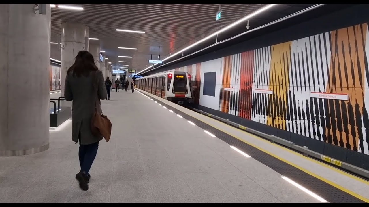 Warszawa Metro M2 - Przejazd Bródno - Zacisze (Windy na stacji C20 i  Zwiedzanie C19)