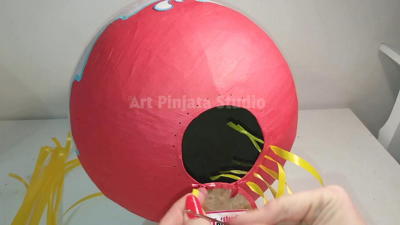 Art Pinata Studio - adding pullstring mechanism