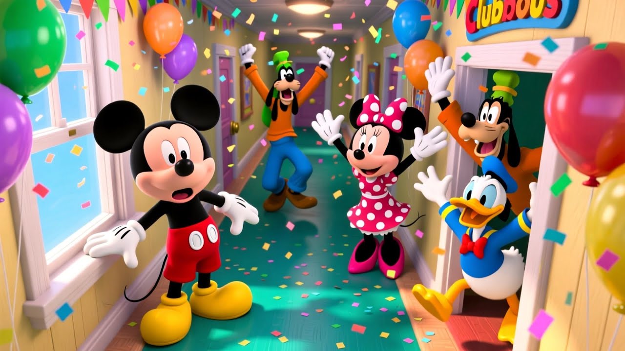 🎉 The Greatest Birthday in the Clubhouse Mickey Mouse Adventure Story for Kids ✨ Fun Cartoon Episode