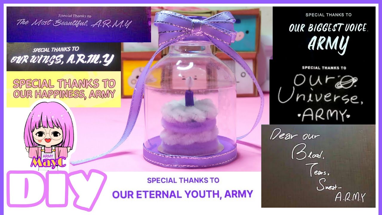 💜Happy ARMYversary💜 DIY FAKE CAKE 