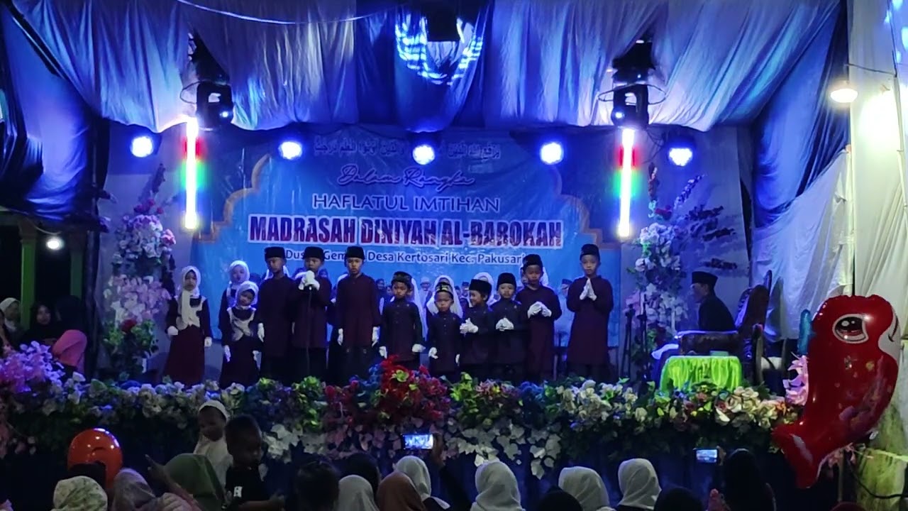 Tampilan haflatul imtihan 2026 (Puisi musikal orang tua)