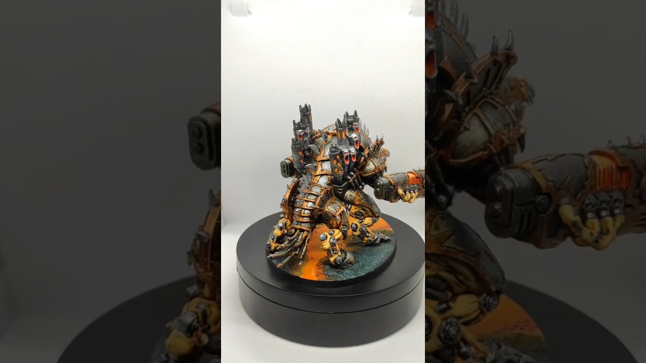 Forgefiend #miniature #painting #warhammercommunity #ironwarriors #warhammer40k #chaosspacemarines