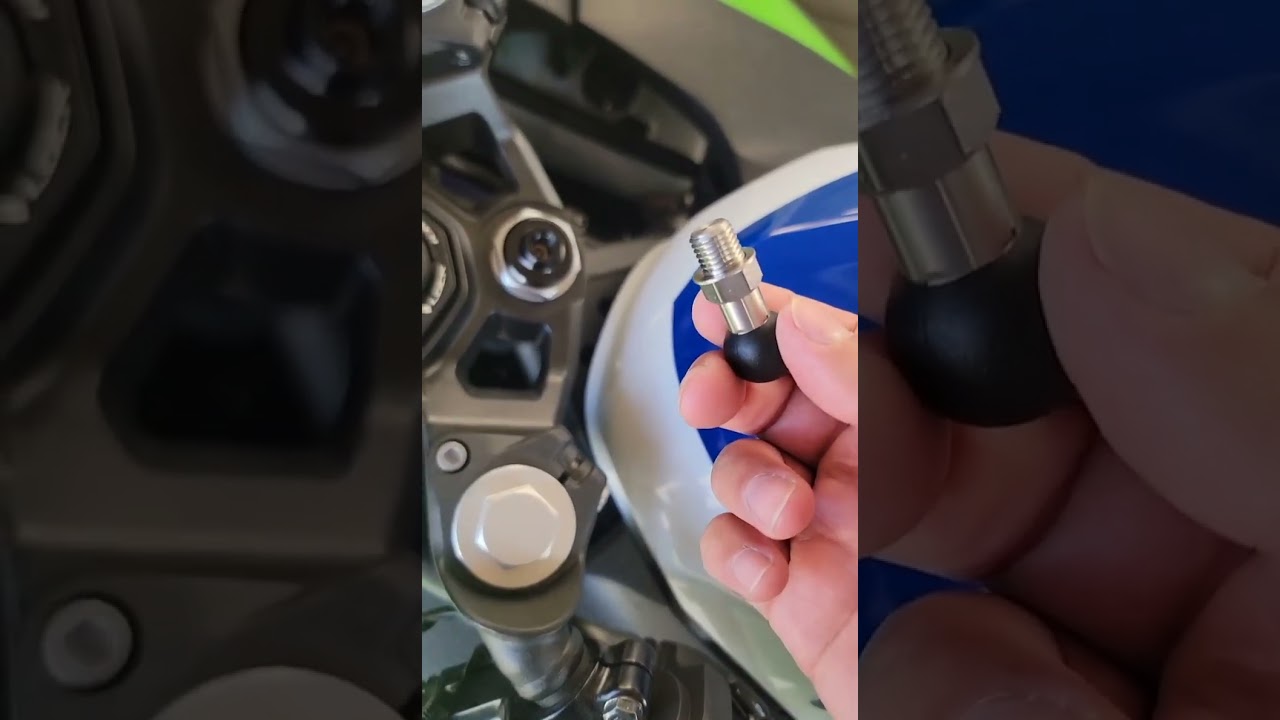 Motorcycle Phone Mount on my Ninja 500!