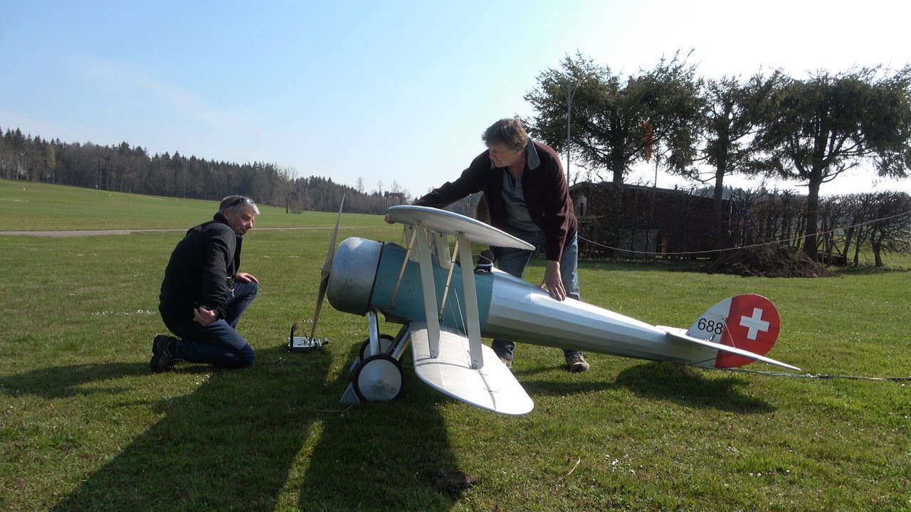 Nieuport N-28 C-1 Bébé - Von Rolf Fritschi  - M1:2.5 - Moki 215