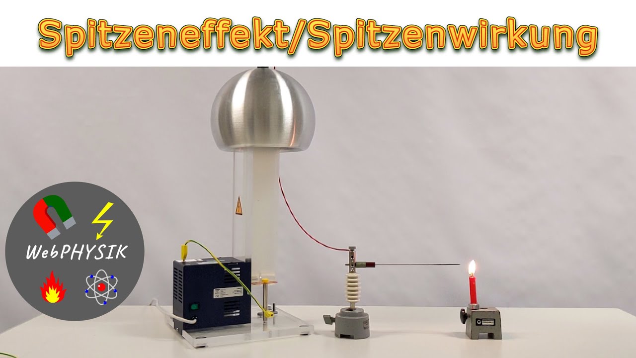 #Spitzeneffekt und #Spitzenentladung am Segnerrad