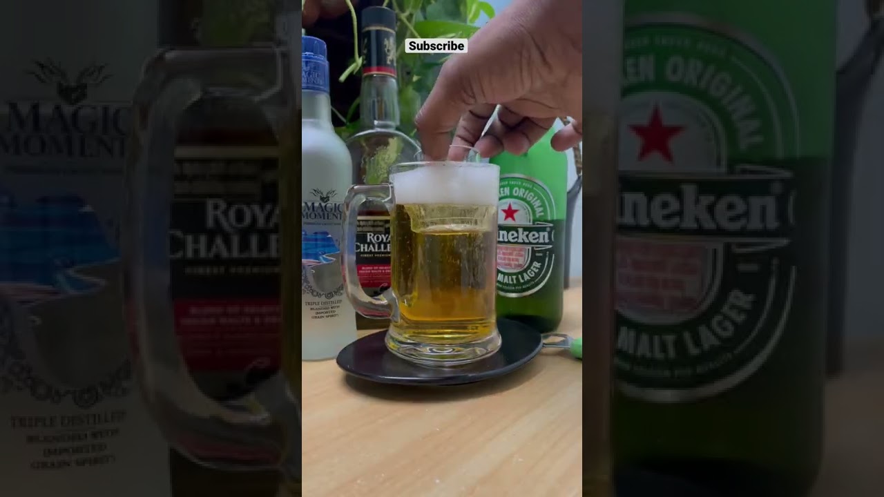 MAGIC MOMENT VODKA with  HEINEKEN BEER 