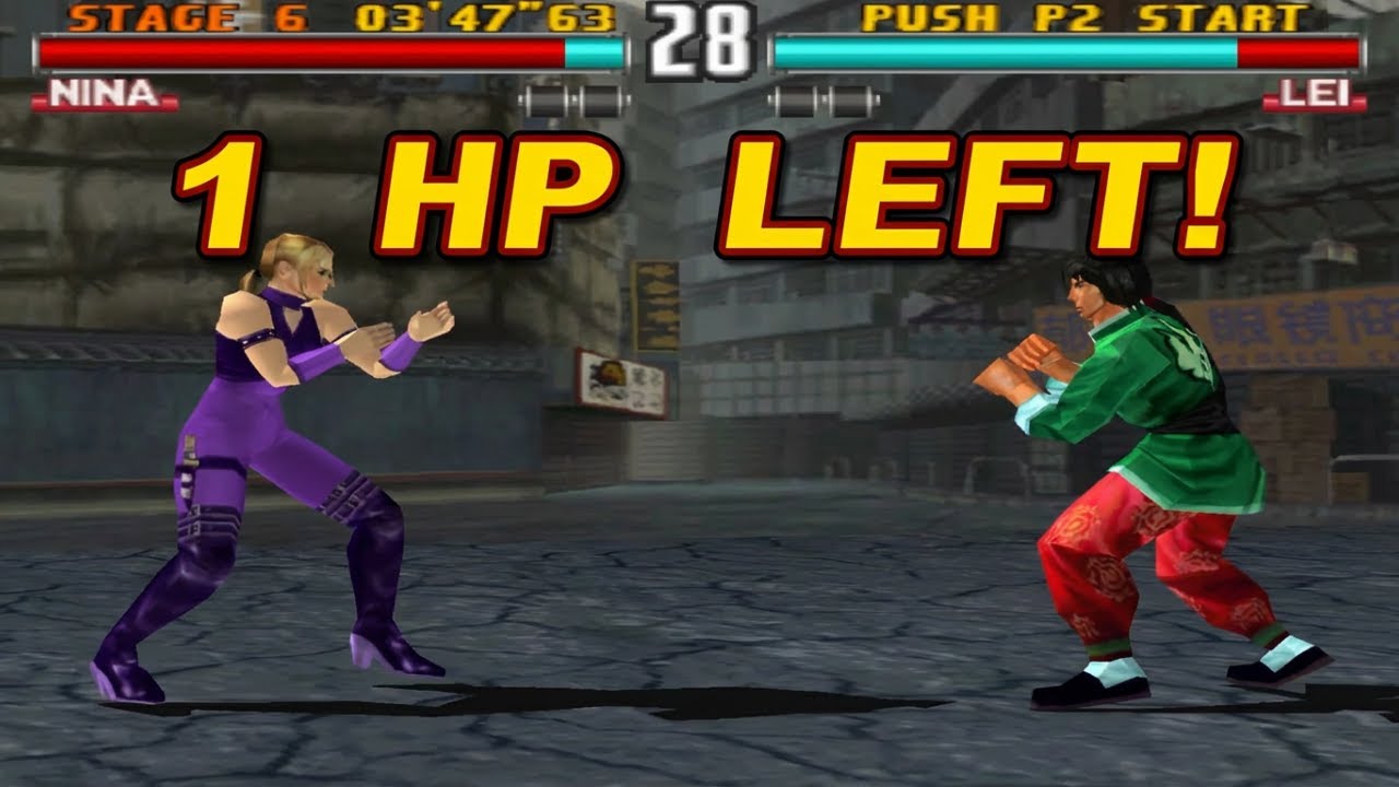 Tekken 3 Nina vs Lei – ONE MISTAKE = GAME OVER [4K]