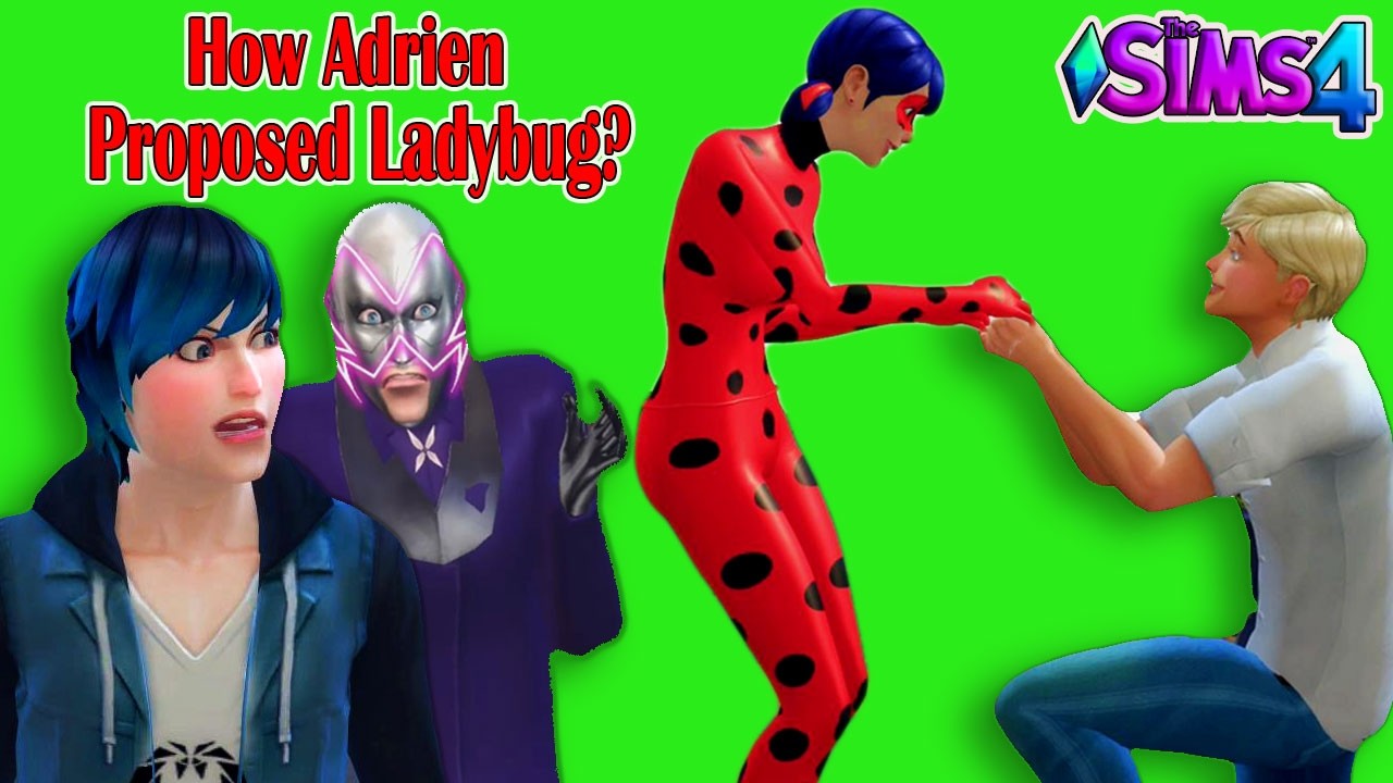 Sims 4 💍 MIRACULOUS LADYBUG PROPOSED BY ADRIEN🐞❤️