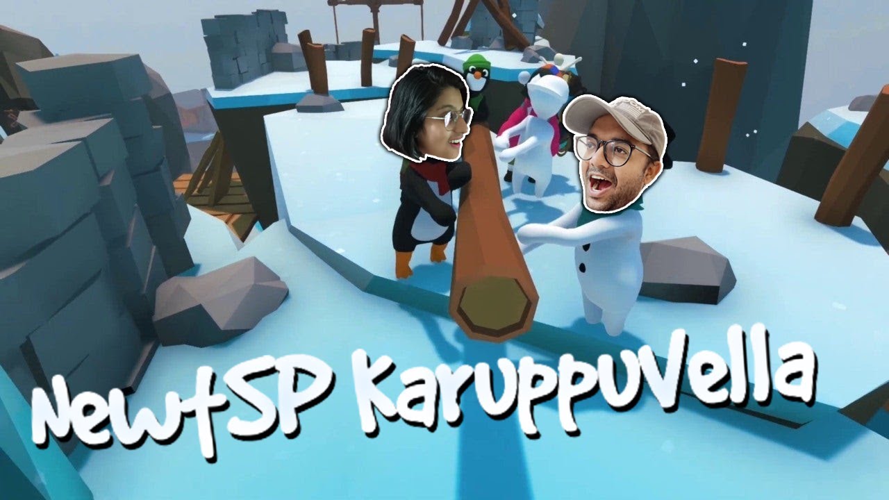 Human Fall Flat LIVE தமிழ் with #NewtSP @KaruppuVella & Squad !! செத்து செத்து விளையாடுவோமா 😅😂