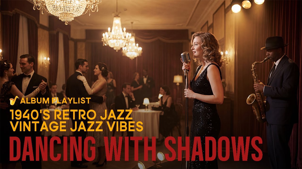 (Playlist) 🎷 1940's Retro Jazz, Vintage Jazz Vibes | Love Old Jazz — Dancing with Shadows [Album]