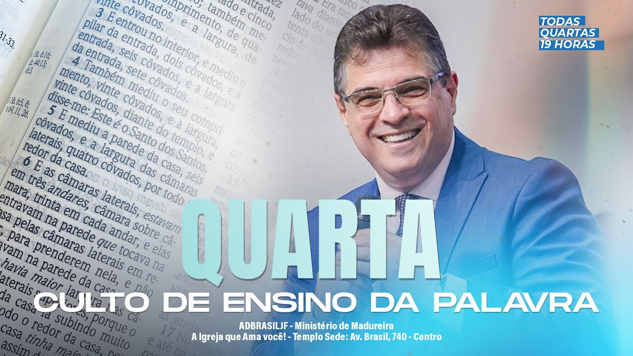 Culto de Ensino- ADBRASILJF - CULTO AO VIVO 14/01/2026
