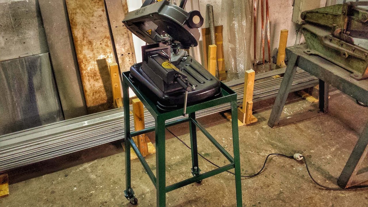 Untergestell für Metallbandsäge selber bauen - Sägegestell, Sägetisch - DIY