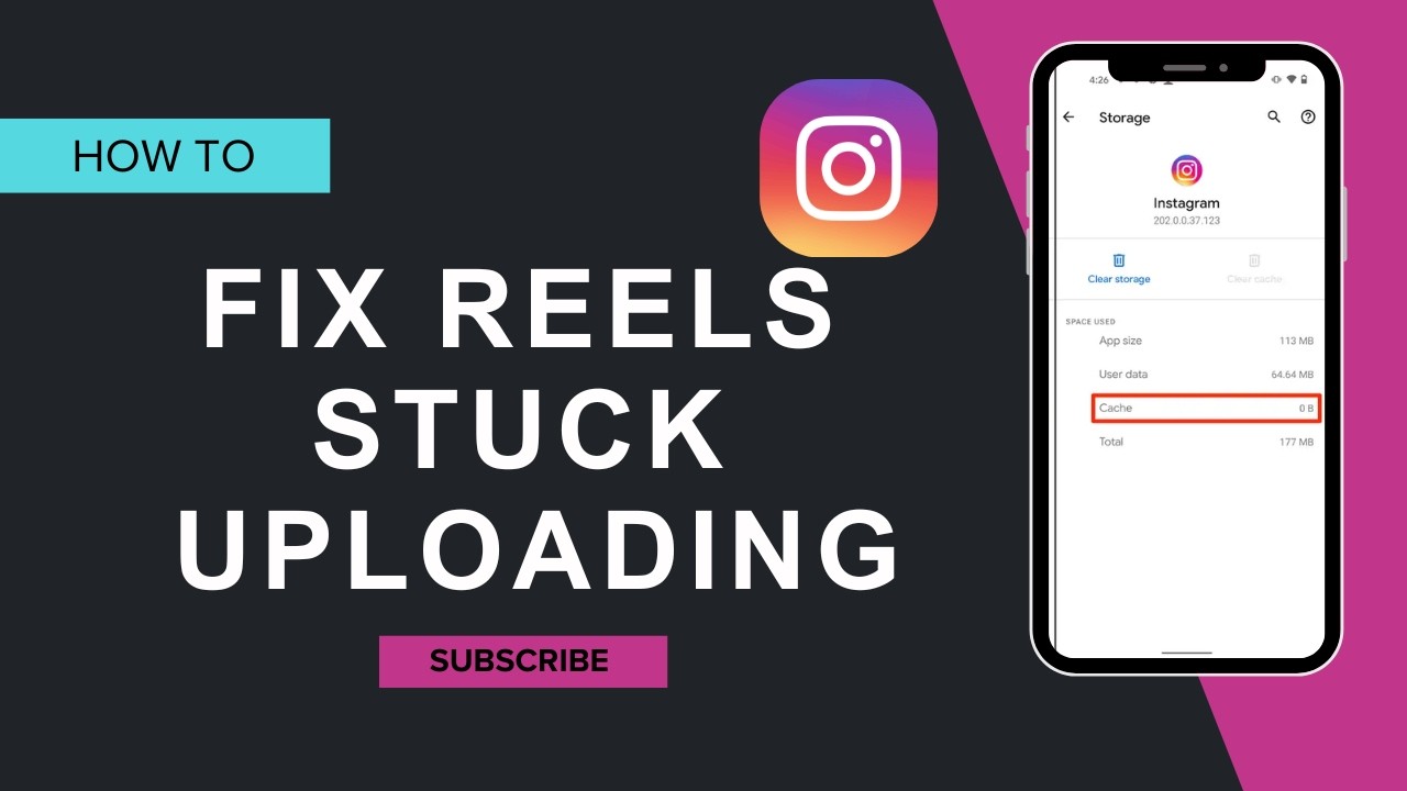 how to fix instagram reels stuck uploading