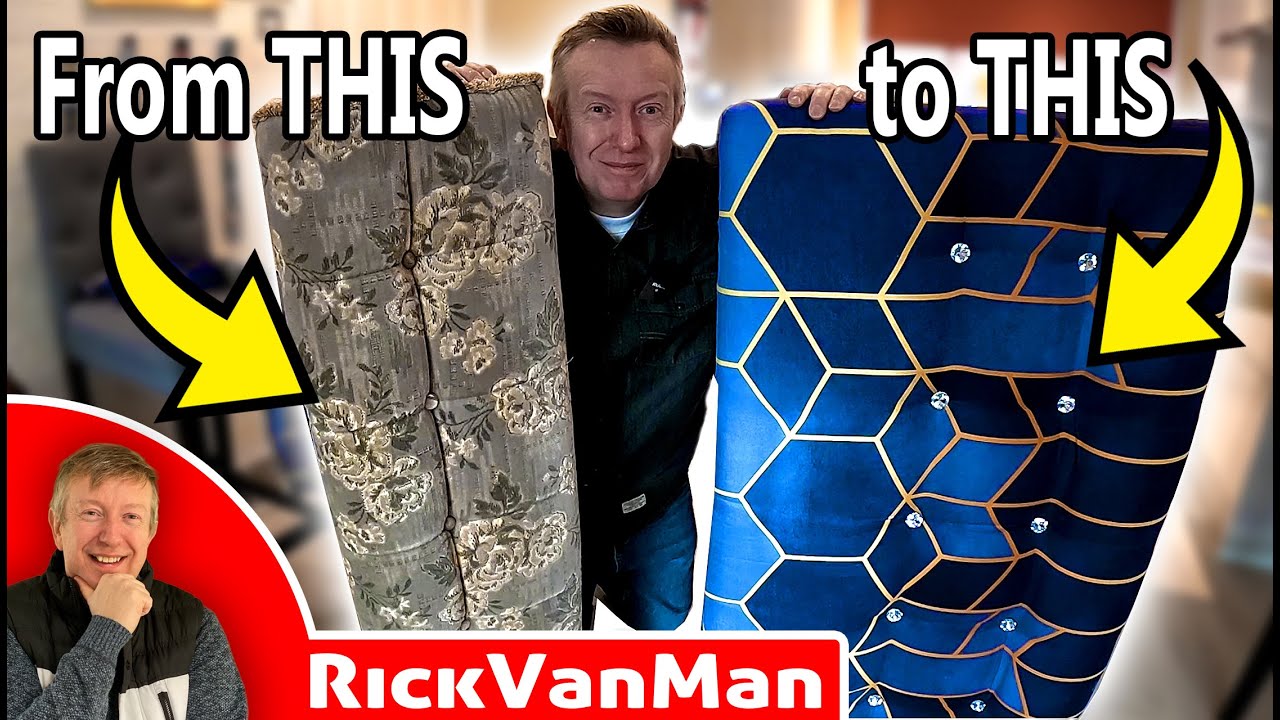 EASY Reupholster Caravan RV Cushions on a Budget (No Sewing)